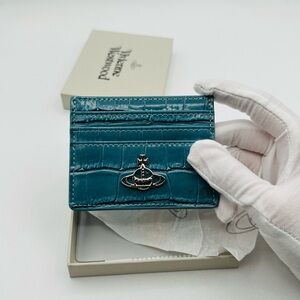 Vivienne Westwood Croc Embossed Card Holder